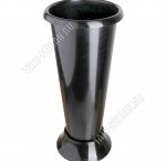 Ваза д/цветов 5,5л d20 h42,5см, черный (12) 