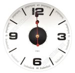 Часы (стекло/дерево) кругл.d30см 