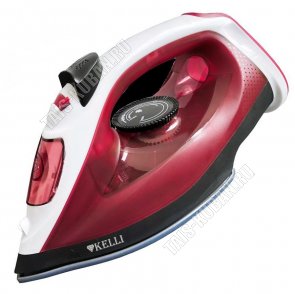 Утюг подошва а/п 2200Вт ,красн/белый (12) 