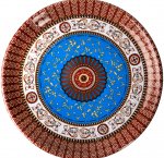 Поднос декор, круг.(d35см) 