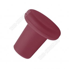 In Vino Пробка для бутылок вина d3,5см,форма.гриб,силикон,бордо (8) 