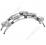 Подставка для цветов 5 корзинки на подоконник 