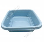 Таз квадр. 10,0л син-сер (37,5х37,5 h12,5см) (10)