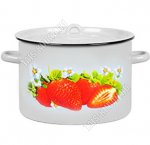 Клубника бел Кастрюля 7,0л  (цил) (2) 