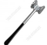 Молоток д/мяса L22см,цинк,прорезиненная ручка,черный,подарочная упаковка (12) 