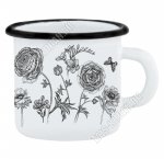 Je t’aime/Серебристо-золотые розы Кружка 0,4л (16) 