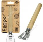 Ретро Ручка д/сковороды L21см,металл,дерев.руч (12) 