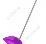 Совок .25х18см,вертикальн.ручка L71см , фуксия (40) 