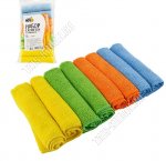 Салфетка микрофибра 8шт (30х30см) 220г/м2,микс (5) 