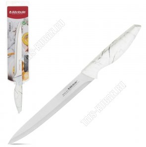 Marble/черн.мрамор на бел Нож L20см универсал,нерж+пласт (6) 