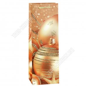 Пакет бумажный п/бутылку (h35х12см)