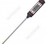 Термометр кулинарный (24х2см),L щупа 15см,питание от батареек типа 1х1,5 V LR44, цвет оранжевый/черный  (50)