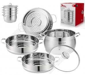 Мантоварка 3-х яруcная 10л d28см (4) 