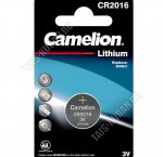Бат. диск CAMELION CR2016, BL-1шт.литиевые,блистер (10) 