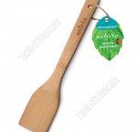 Бамбук Ложка L30 9,5х6см толщина 0,2см,отверстия  для подвешивания (24) 