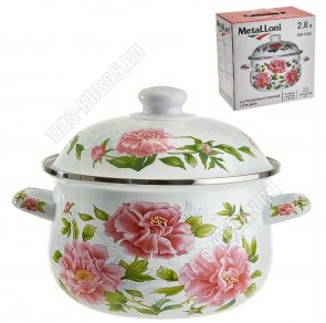 Пионы Кастрюля 2,8л d20см (6) 