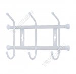 Вешалка 3 двойных крючка L27х18,5см, серый матовый (20)