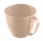 Кружка 0,72л (d14 h11см) ф.конус,коричн (36) 