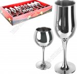 Серебро Н-р 12пр. (6Бокалов д/шампан.200мл+6Рюмка 60мл) п/у (5)