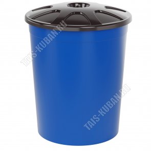 .Бак для мусора. 225л синий  (d70,5 h88см) (3) 