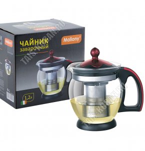 Чайник завар (стекло+пластик) 