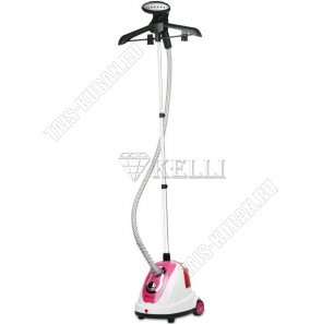 Отпариватель 2800Вт д/воды 2.0л,12диск.латун. нагр.эл-т,2реж,готов-ть пара 35с,телескоп.стойка 1,55м,плечикм,заж.д/брюк,авт.откл (4) 