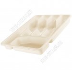 Лоток-вкладыш д/ст.приб. 5-ти секц,молочный (33х26 h4,3см) (36)