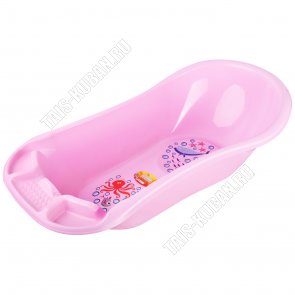 Ванночка детская 45л розов (100х52 h26см) Эльф (10) 