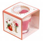 Свеча аромат (стеклянный стакан) 60гр с фигуркой 