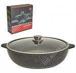 Жаровня 6л d32 h9см с крышкой (5)