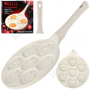 Сковорода-оладница кремовый с 