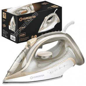 Утюг керамическая подошва 2600Вт пар 45г/мин,для воды 400мл, оливковый (10) 