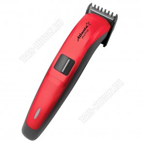 Машинка д/стрижки (аккум 600mAh) черный/красный (40) 