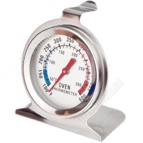 Термометр д/духовой печи, шкала,t до 300С,нерж.сталь 
