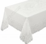 Скатерть ажурная, прям.(120х150см) белый 