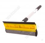 Окономойка телескоп.алюм.ручка L45-78см,насад.L20см,черн/желтый (30) 