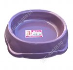 Миска д/корма 0,25л лилов,круг.(d15 h3,5см) (60) 