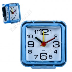 Будильник квадр 7х7см 