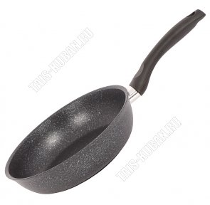 Черный Сковорода d22 h6cм (4) 