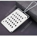 Терка плоская для овощей h20х8,5см,крупная (90) 