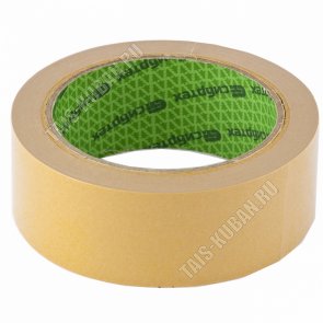 Лента клейкая двусторон. на полипропилен.основе 38мм х5м 