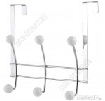 Вешалка на дверцу 3 двойн.крючк. L25х23см (24)