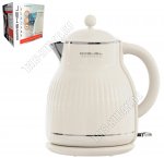 Чайник пластик+нержавеющая сталь 2,0л 1800Вт, кремовый (6) 