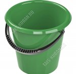 Ведро круг 8л (d29,5 h25см) зеленый (20) 