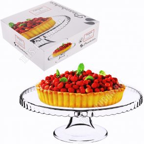 PATISSERIE п/у Тортовница на ножке d28см h10,5см (с бортиками вниз) (4) 
