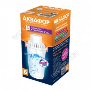 Картридж В100-6 -1шт. раб.ресурс 300л. доочистк,усилен.умягчения воды (40) 