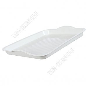 Поднос прям.(29x25 h3см) белый (15) 