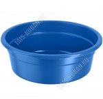 Таз круглый 11л синий (d39 h14см) (20) 