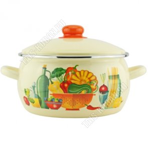 Кастрюля 4,0л ваниль 