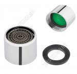 Аэратор-фильтр на кран смесителя (диаметр 2,2см, длина 1,8см). Материал: АБС-пластик,полипропилен,резина.Внутренняя резьба гайка (50)
